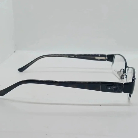 NWT UNISEX VIA SPIGA EYEGLASS FRAMES CRESSIDA BLACK - Picture 4 of 4